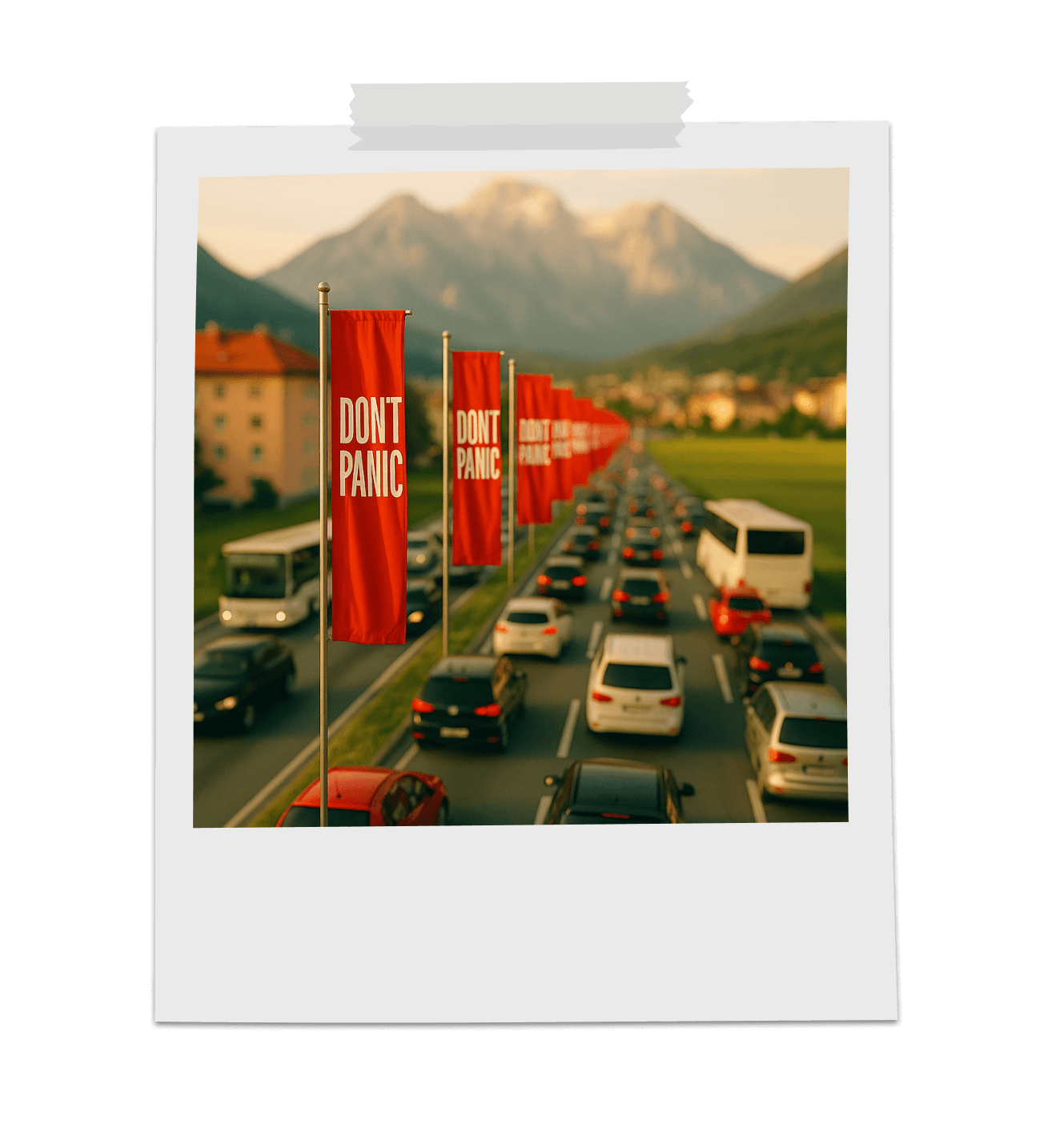 Jest ne grem, ker bo gužva 🚦